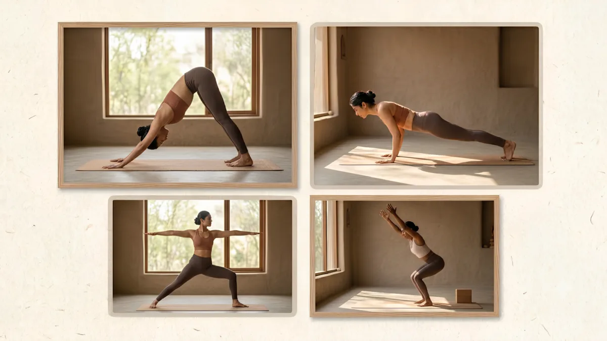 Foto ilustrasi ciri khas gerakan Vinyasa Yoga
