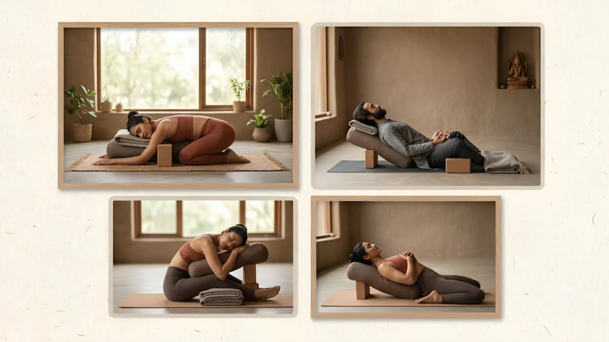 Foto ilustrasi ciri khas gerakan Yin Yoga