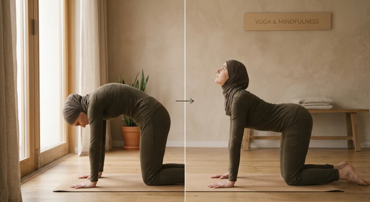 Cat-Cow Pose - Yoga Untuk Insomnia