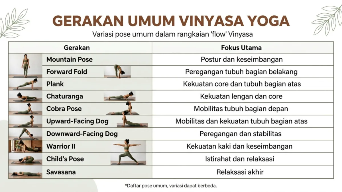 Gerakan Vinyasa Yoga