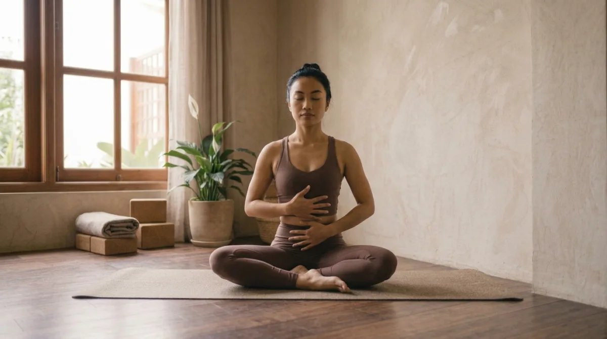 Pernapasan Diafragma dalam Posisi Nyaman (Pranayama)
